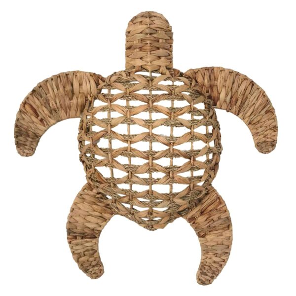 Wanddeko Schildkröte aus Wasserhyazinthe – groß