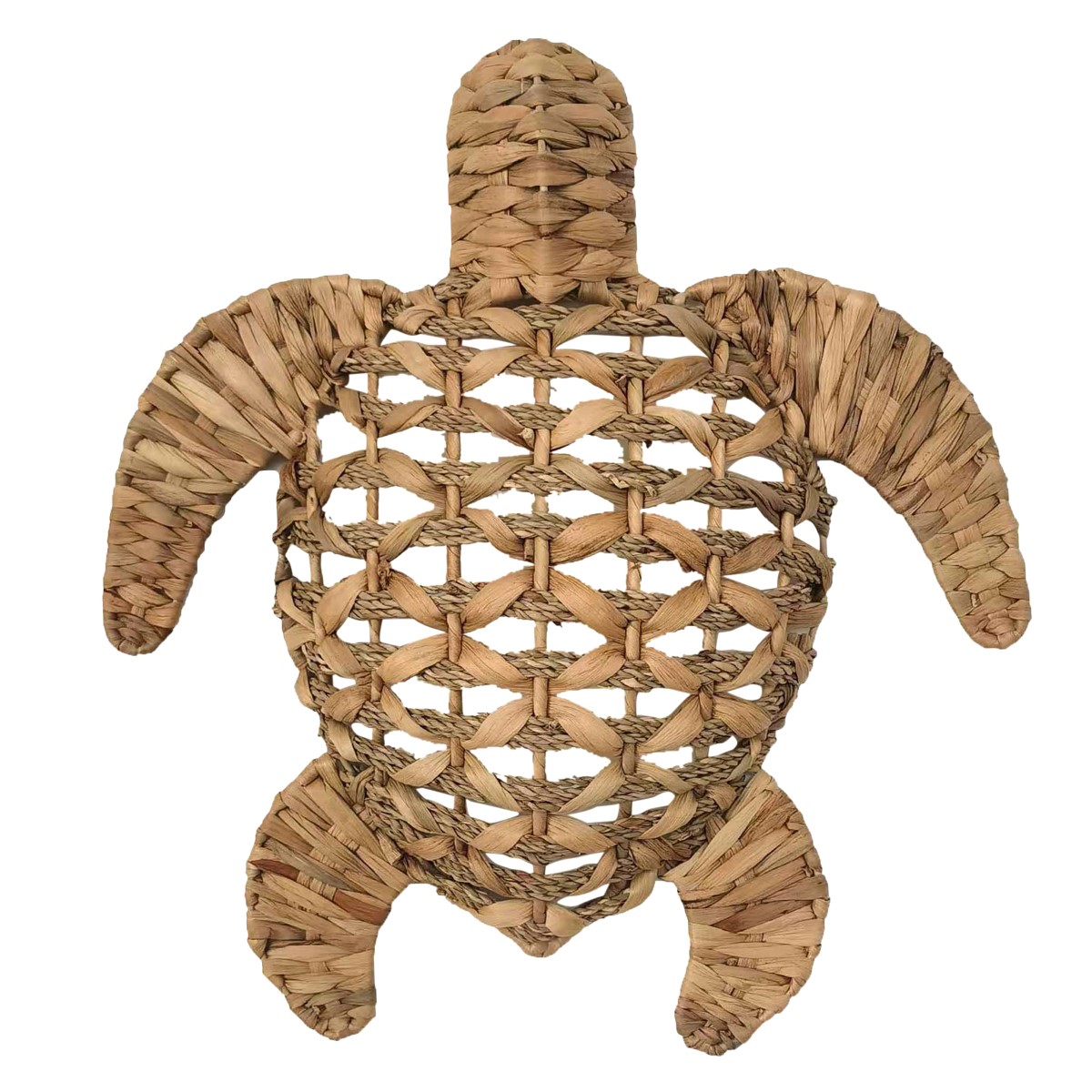 Wanddeko Schildkröte aus Wasserhyazinthe – klein