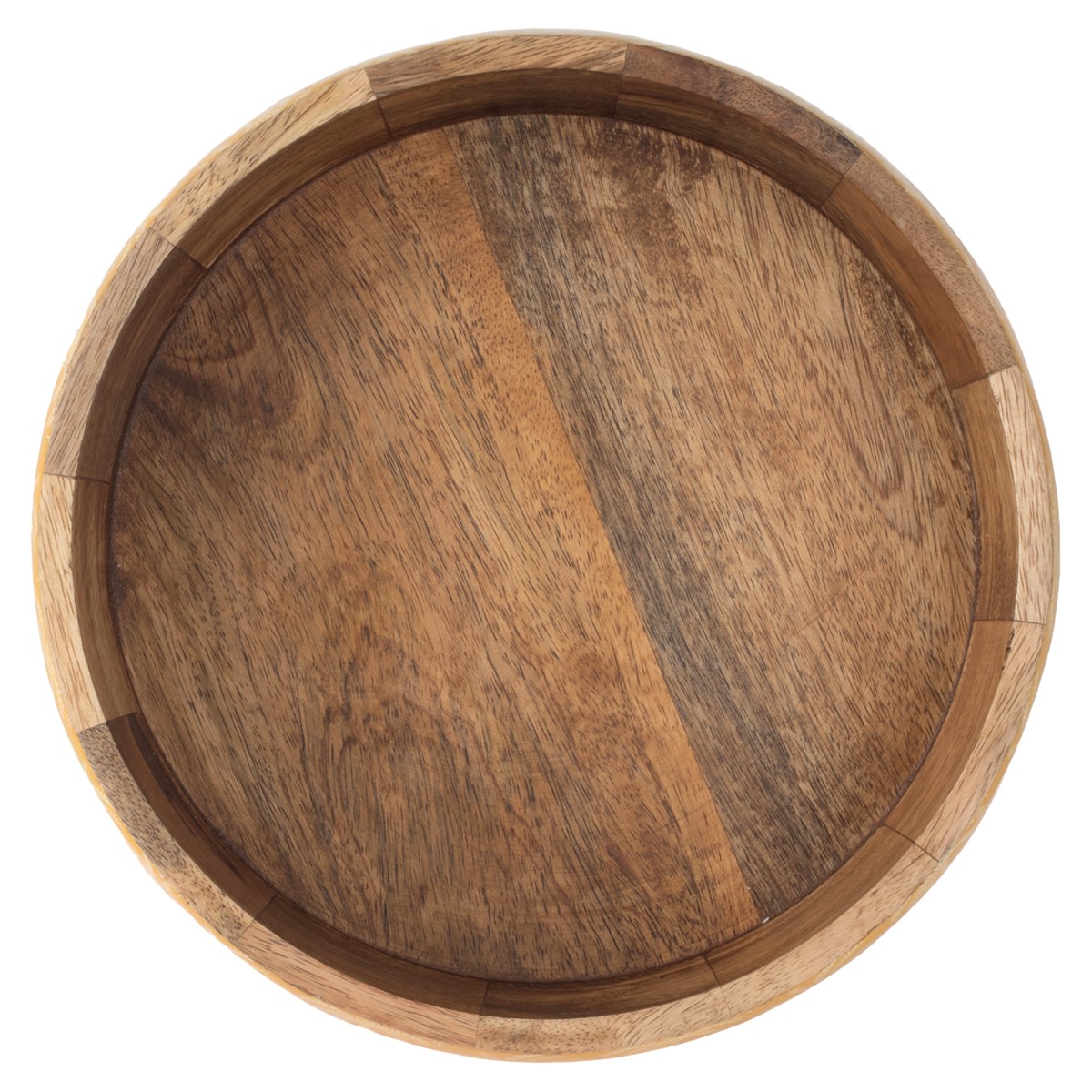 Schüssel mit Palmenmotiv aus Holz und Harz, 25 × 25 cm – Bild 4